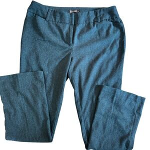 7th Avenue New York & Company Teal Career Dress Pants Office‎ Business Size 16
